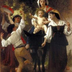 Reproduction of Bouguereau’s "Return from the Harvest" | High-Quality Hand-painted Oil Art for Sale