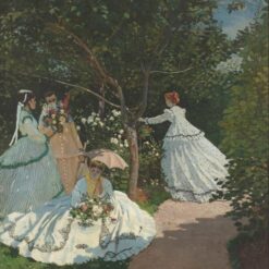 Women in the Garden (1866) by Claude Monet – Stunning Custom Oil Painting, Expertly Crafted by Dafen Village