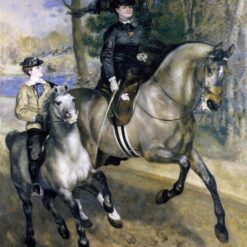 Pierre-Auguste Renoir "Riding in the Bois de Boulogne" 1873 – Oil Painting Reproduction – Hand-painted Masterpiece from Dafen Village