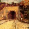 1887 Vincent van Gogh 'Roadway with Underpass' Oil Painting - Custom Artwork from Dafen Village Studio