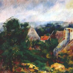 Pierre-Auguste Renoir "Roche Goyon" 1885 – Handcrafted Oil Painting Reproduction for Landscape Art Collectors