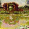 Claude Monet's Rose Arches at Giverny – High-Quality Canvas Oil Painting from Dafen Village Studio