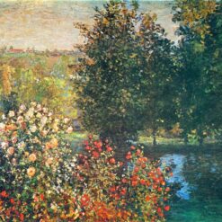 Custom Impressionist Roses in the Hoshede's Garden at Montregon – Dafen Village Oil Painting Studio Masterpiece
