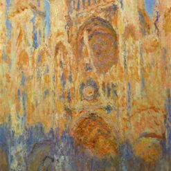 Impressionist Rouen Cathedral (1892-1893) Oil Painting by Claude Monet – Perfect for Elegant Home Decor