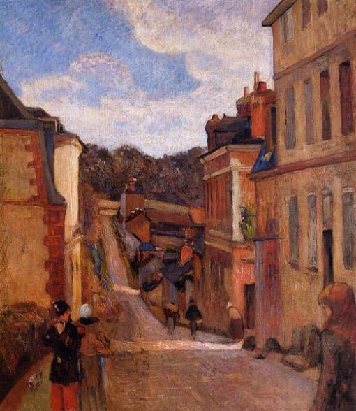 Buy Paul Gauguin’s “Rue Jouvenet, Rouen” 1884 – Premium Oil Painting Reproduction | Custom Handcrafted Canvas Art