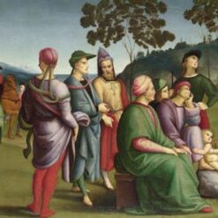 Raphael's 'Saint John the Baptist Preaching' – High-Quality Oil Painting Reproduction in High Renaissance Style