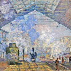 Oil Painting Reproduction of Saint-Lazare Station by Claude Monet, Custom-Made by Dafen Village Artists