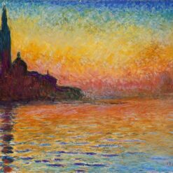 Claude Monet San Giorgio Maggiore at Dusk - Handcrafted Oil Painting from Dafen Village Artists