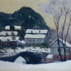 Claude Monet’s Sandviken, Norway (1895) - Beautiful Oil Painting Reproduction for Elegant Home Decor
