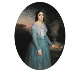 Hand-painted Oil Reproduction of Bouguereau's "Portrait of Marie-Célina Brieu" | Fine Art for Home Décor