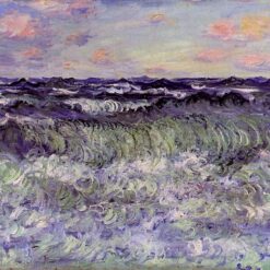 Impressionist Ocean Scene – Sea Study (1881) by Claude Monet – High-Quality Reproduction Oil Painting from Dafen Village