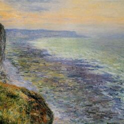 Seascape near Fécamp by Claude Monet - 1881 Oil Painting Reproduction | Coastal Landscape Artwork from Dafen Village