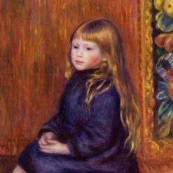 Buy Renoir "Seated Child in a Blue Dress" 1889 – High-Quality Oil Painting Reproduction by Dafen Village Artists