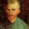 Self-Portrait (1887) by Vincent van Gogh | High-Quality Custom Oil Painting from Dafen Village Studio