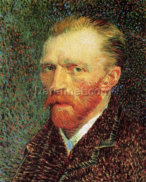Authentic Vincent van Gogh 1887 Self-Portrait Oil Painting – Museum Quality Reproduction