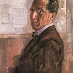 Piet Mondrian 'Self Portrait' 1918 – Authentic Oil Painting Reproduction on Canvas
