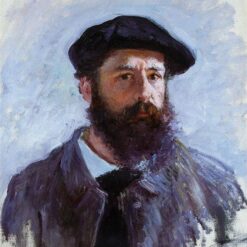 Claude Monet Self-Portrait with a Beret (1886) - High-Quality Oil Painting Reproduction from Dafen Village