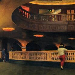 Sheridan Theatre" by Edward Hopper 1937 - Hand-Painted Oil Painting Reproduction | Fine Art Canvas from Dafen Village