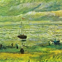 Vincent van Gogh Shores of Scheveningen (1882) – Beautiful Custom Oil Painting Reproduction, Dafen Village Studio