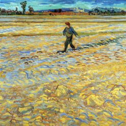 The Sower (1888) by Vincent van Gogh – Custom Oil Painting Reproduction, Expertly Crafted by Dafen Village