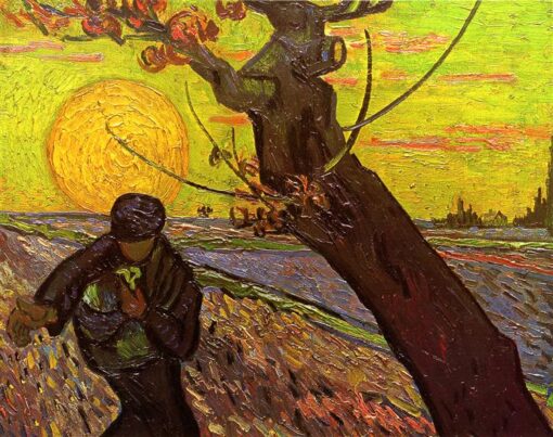 Vincent van Gogh The Sower (1888) – Custom Oil Painting Reproduction, Expertly Crafted by Dafen Village