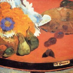 Buy "Still Life: Fête Gloanec" by Paul Gauguin - 1888 Hand-Painted Oil on Canvas