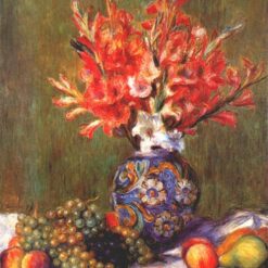 Renoir "Still Life Flowers and Fruit" 1889 – Fine Art Oil Painting Reproduction for Home Decor