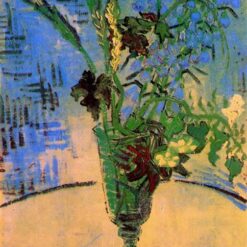 Vincent van Gogh Still Life – Glass with Wild Flowers (1890) – High-Quality Hand-Painted Oil Painting Reproduction, Dafen Village