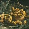 Hand-Painted Reproduction of Van Gogh’s Still Life with Potatoes and Earthen Bowl (1885)