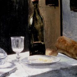 Original Style Still Life With Bottles by Claude Monet (1862 - 1863) - Fine Oil Painting Reproduction from Dafen Village