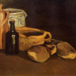 Still Life with Clogs and Pots (1884) by Vincent van Gogh – Custom Oil Painting Reproduction, Handcrafted by Dafen Village