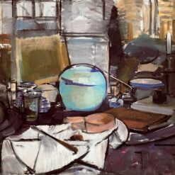 Still Life with Gingerpot 1 by Piet Mondrian – 1911 Oil Painting Reproduction on Canvas