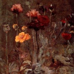 Vincent van Gogh Still Life with Scabiosa and Ranunculus (1886) – High-Quality Custom Oil Painting Reproduction, Dafen Village