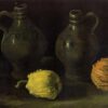 Vincent van Gogh Still Life with Two Jars and Two Pumpkins (1885) – High-Quality Custom Oil Painting Reproduction, Dafen Village