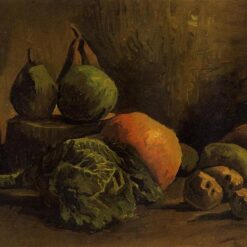 Still Life with Vegetables and Fruit (1885) by Vincent van Gogh – Custom Oil Painting Reproduction, Expertly Crafted in Dafen Village
