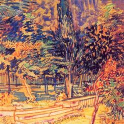 High-Quality Van Gogh Oil Painting Reproduction – Stone Steps in the Garden of the Asylum (1889)
