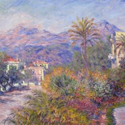 Strada Romada in Bordighera – Claude Monet 1884 Oil Painting Reproduction – Premium Handmade Artwork from Dafen Village