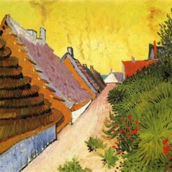 Van Gogh Street in Saintes-Maries – 1888 High-Quality Handcrafted Oil Painting Reproduction