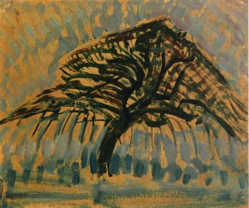 Piet Mondrian ‘Study for Blue Apple Tree Series’ (1908) – High-Quality Oil Painting Reproduction on Canvas