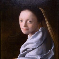 Buy Johannes Vermeer 'Study of a Young Woman' (c.1665-1667) – An Elegant Portrait of Reflection