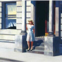 Summertime" by Edward Hopper - Stunning Handcrafted Oil Painting Reproduction | High-Quality Canvas Artwork