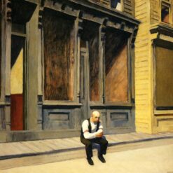 Edward Hopper "Sunday" 1926 - Authentic Oil Painting Reproduction | Elegant Canvas Art from Dafen Village