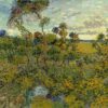 Sunset at Montmajour by Van Gogh – 1888 High-Quality Oil Painting Reproduction