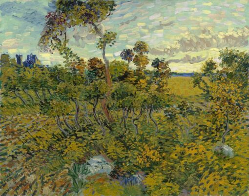 Sunset at Montmajour by Van Gogh – 1888 High-Quality Oil Painting Reproduction