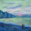 Dafen Village Studio Reproduction of Sunset at Pourville by Monet - Elegant Impressionist Landscape Painting