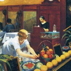 Edward Hopper "Table for Ladies" 1930 - Authentic Oil Painting Reproduction | Elegant Canvas Art from Dafen Village