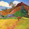Buy "Tahitian Mountains" by Paul Gauguin - 1893 Custom Oil Painting Reproduction