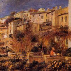 Pierre-Auguste Renoir "Terraces at Cagnes" 1905 – Hand-Painted Oil Painting Reproduction for Scenic Home Decor