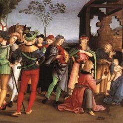 Raphael's 'The Adoration of the Magi' – High-Quality Oil Painting Replica in High Renaissance Style