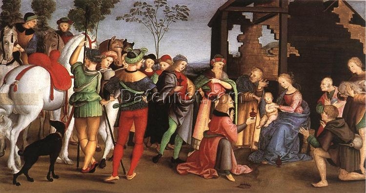 Raphael’s ‘The Adoration of the Magi’ – High-Quality Oil Painting Replica in High Renaissance Style